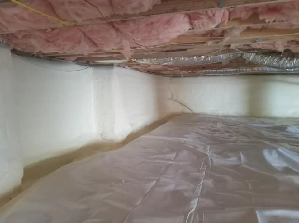 Crawl space encapsulation with closed-cell spray foam for Roof Maintenance in Lovejoy